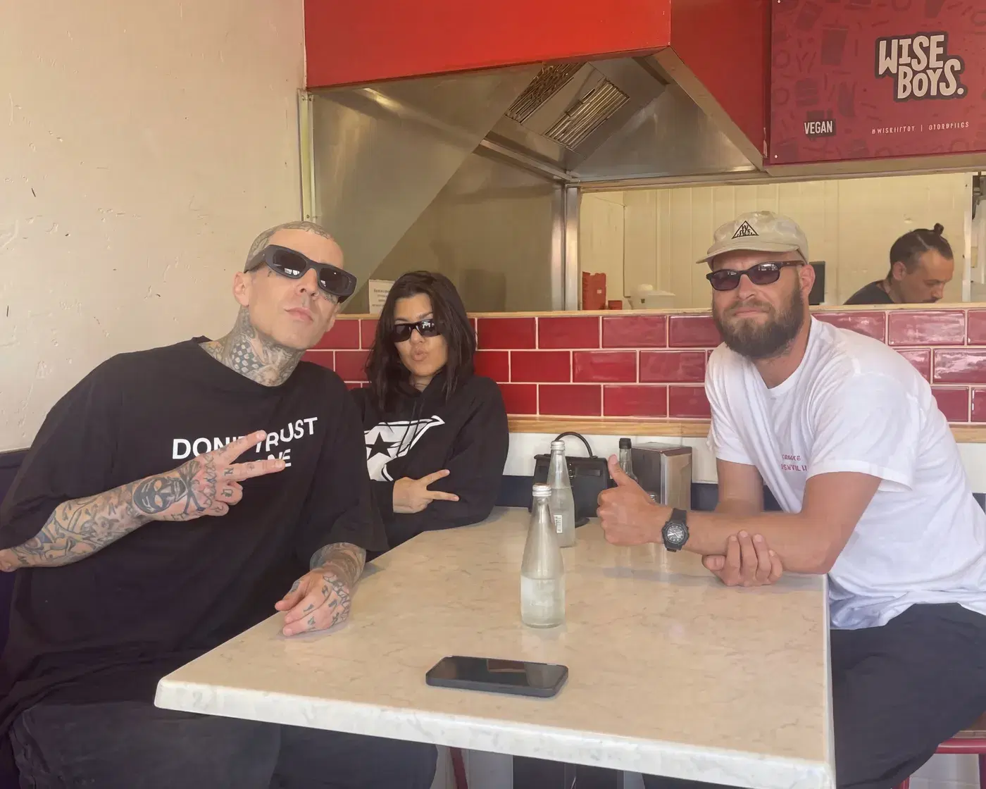 Travis Barker and Kourtney Kardashian