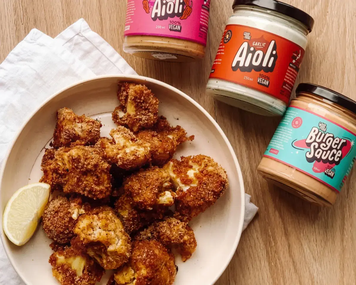 Sticky Cauliflower Bites