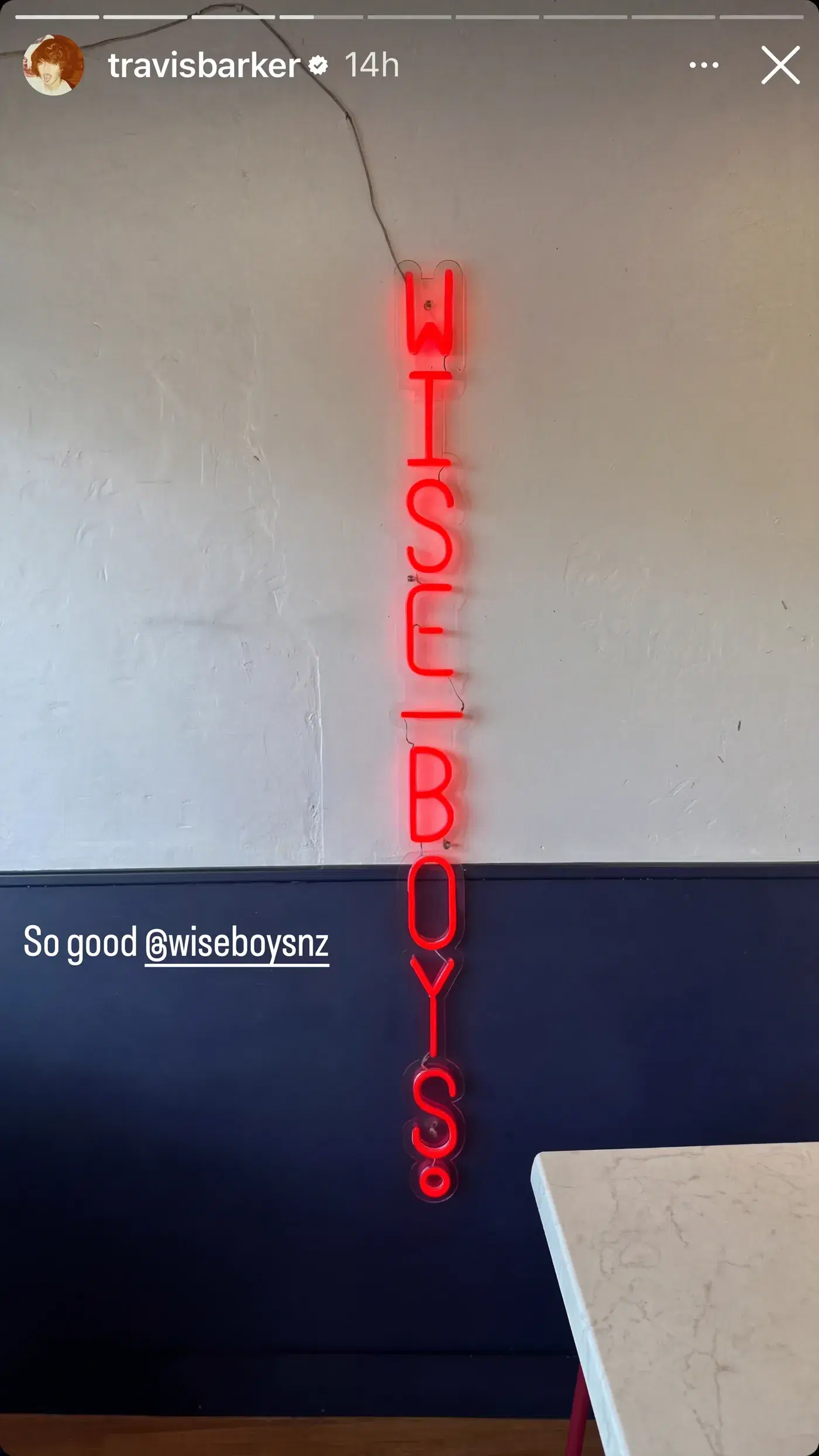 Travis Barker Instagram Story